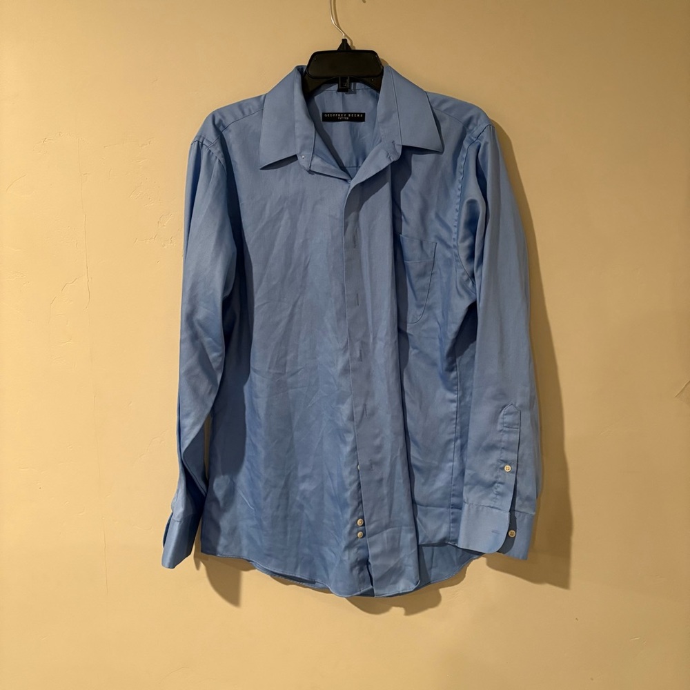 Geoffrey Beene Light Blue Men's Dress Shirt